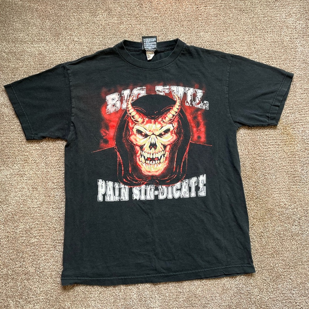 VTG 00’s / Y2K WWE Undertaker Big Evil Black Tee